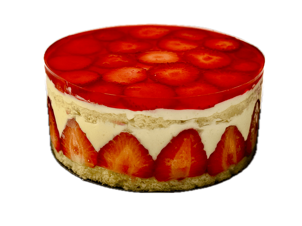 Strawberry Fraisier cake